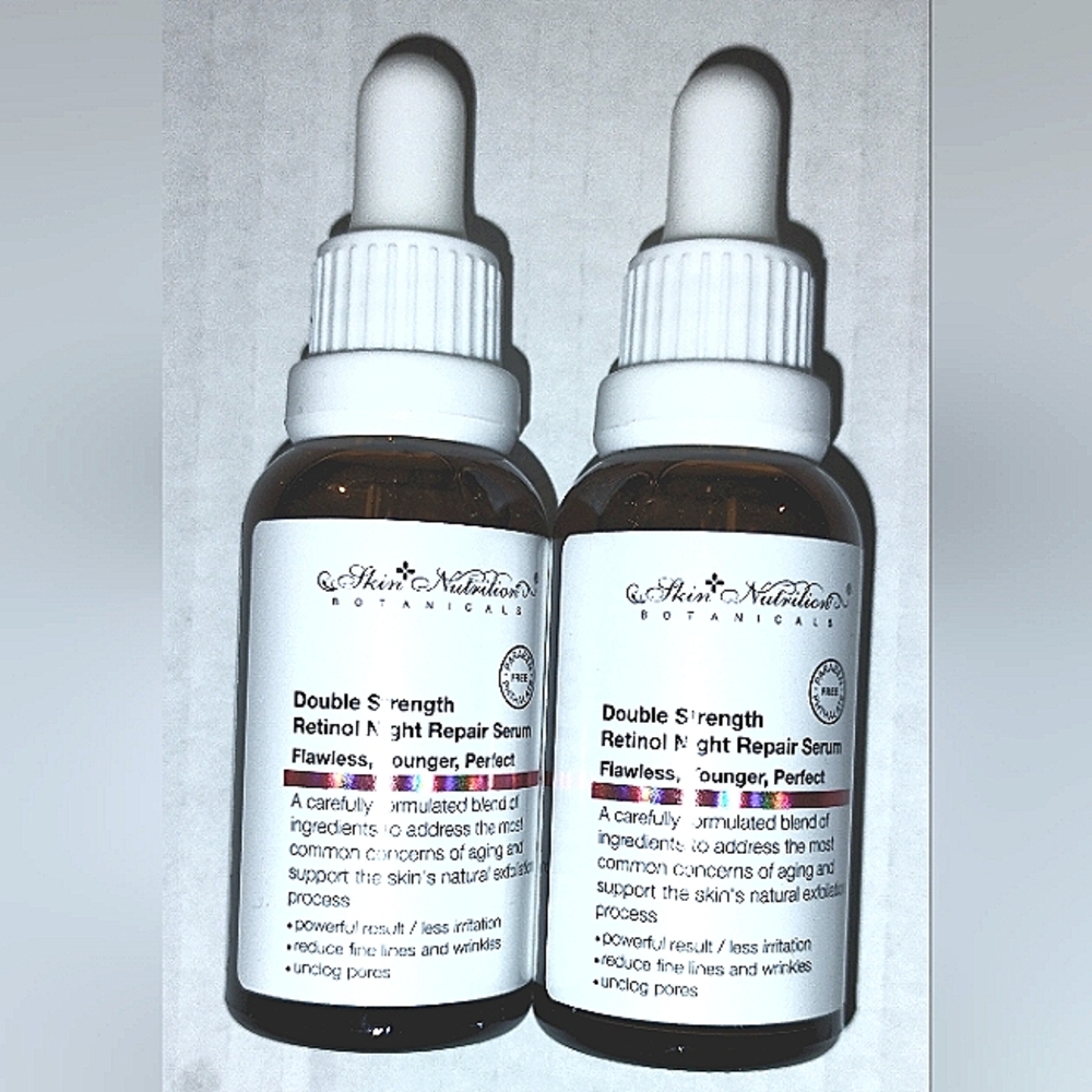 2 Retinol Night Repair Serum Double Strength New 2.0oz